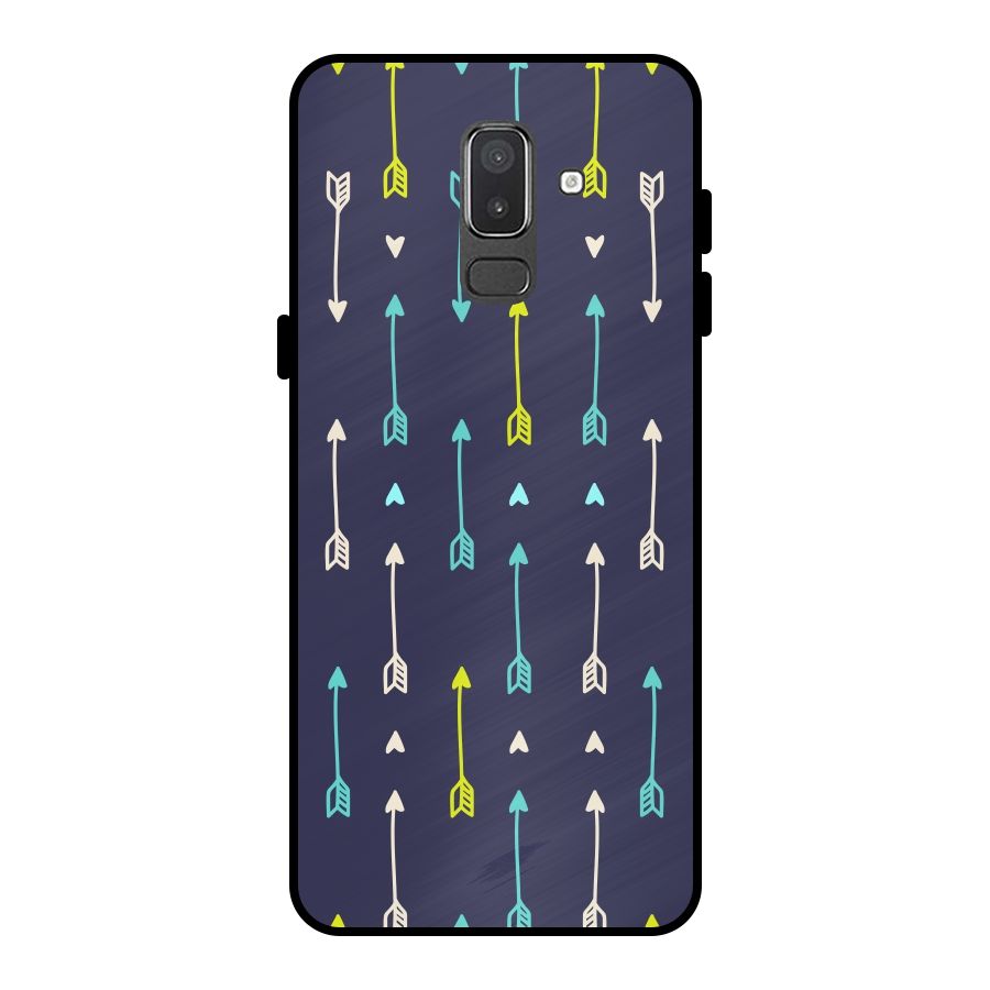 Boho Arrow Pattern Metal Back Case for Galaxy On8 (2018)