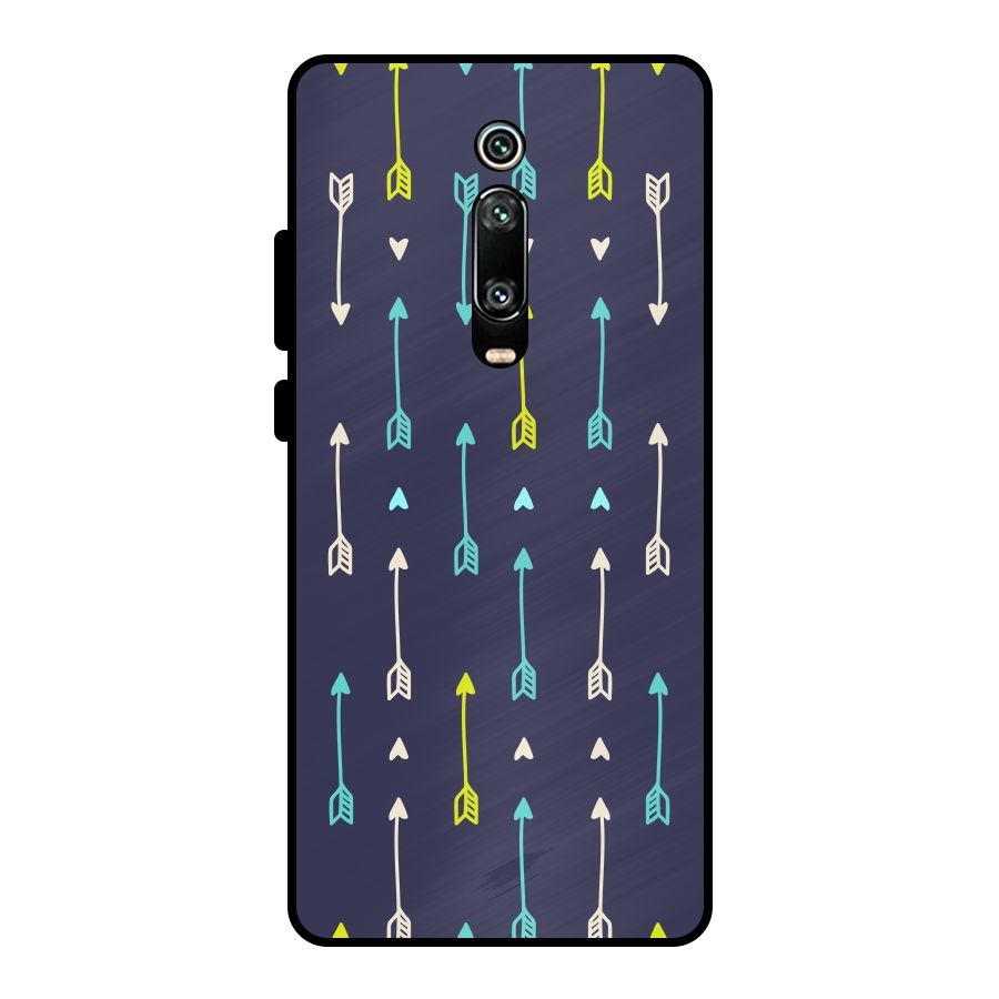 Boho Arrow Pattern Metal Back Case for Redmi K20 Pro