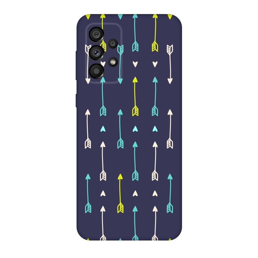 Boho Arrow Pattern Original Polycarbonate Back Case for Galaxy A73 5G