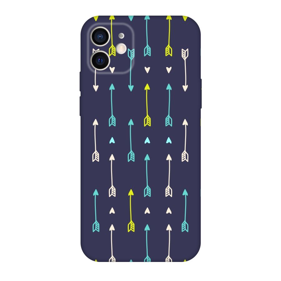 Boho Arrow Pattern Original Polycarbonate Back Case for iPhone 12