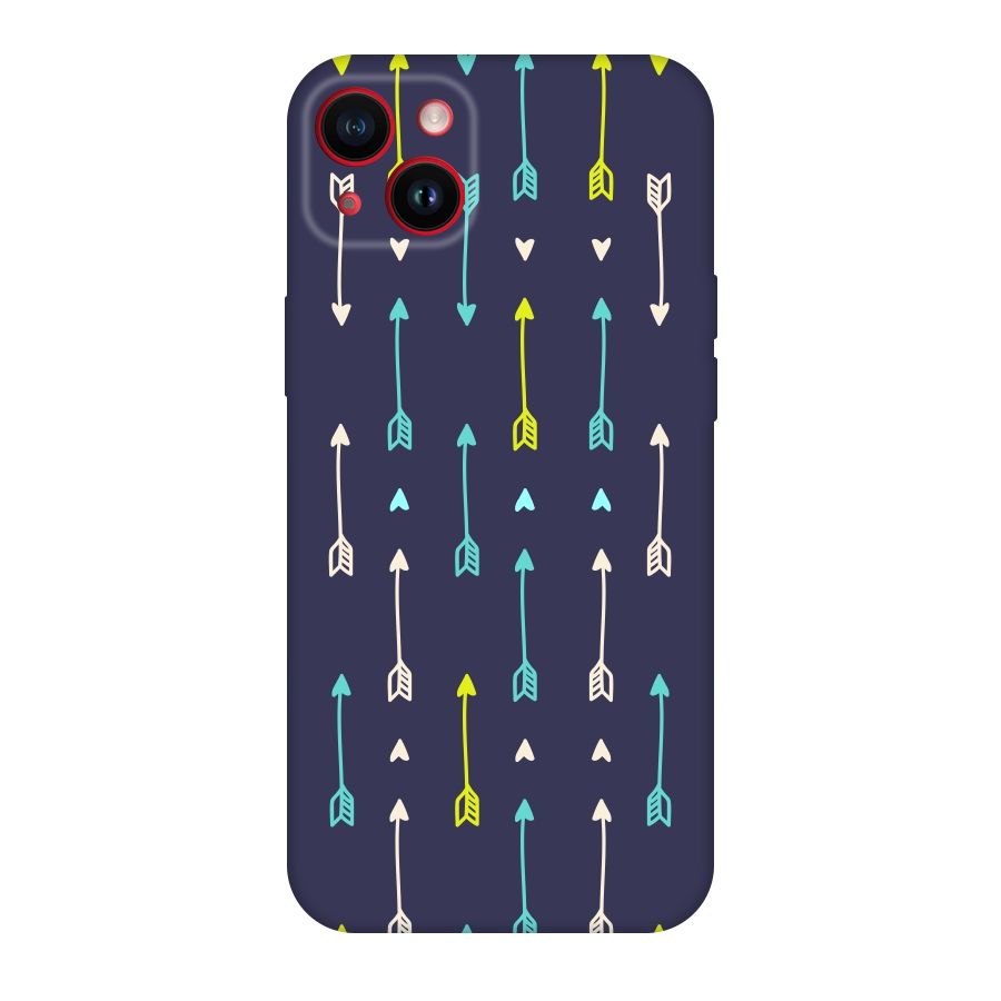 Boho Arrow Pattern Original Polycarbonate Back Case for iPhone 14 Plus