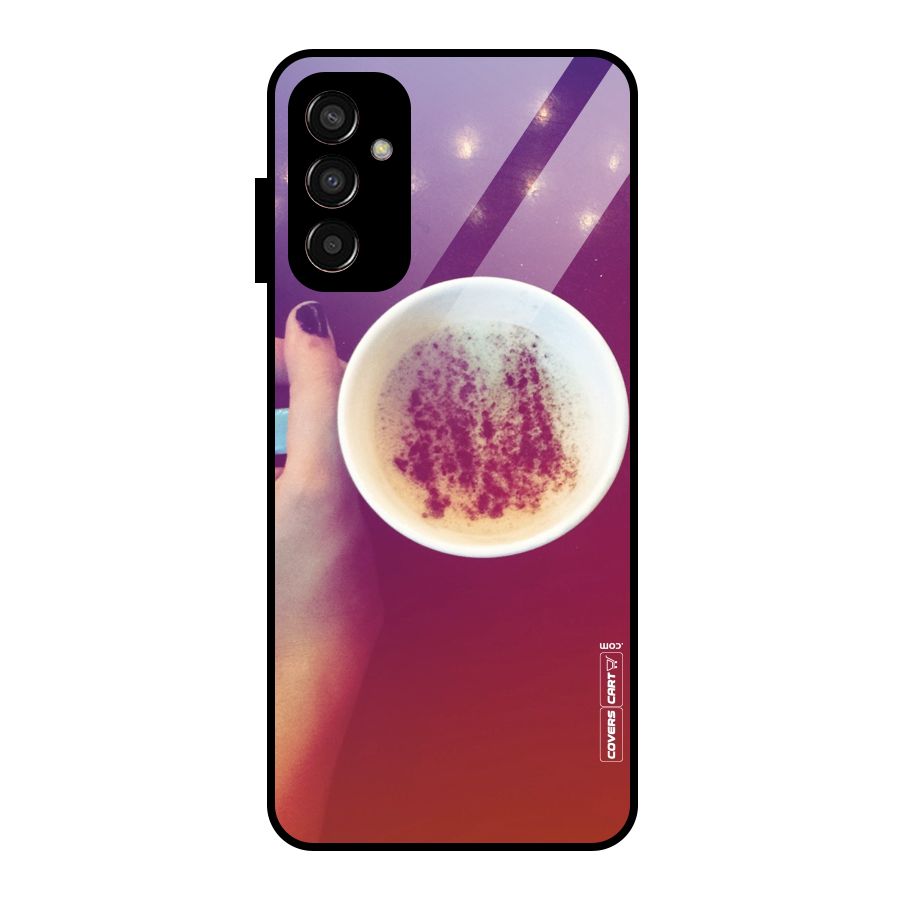 Bokeh Coffee Mug Glass Back Case for Galaxy F13