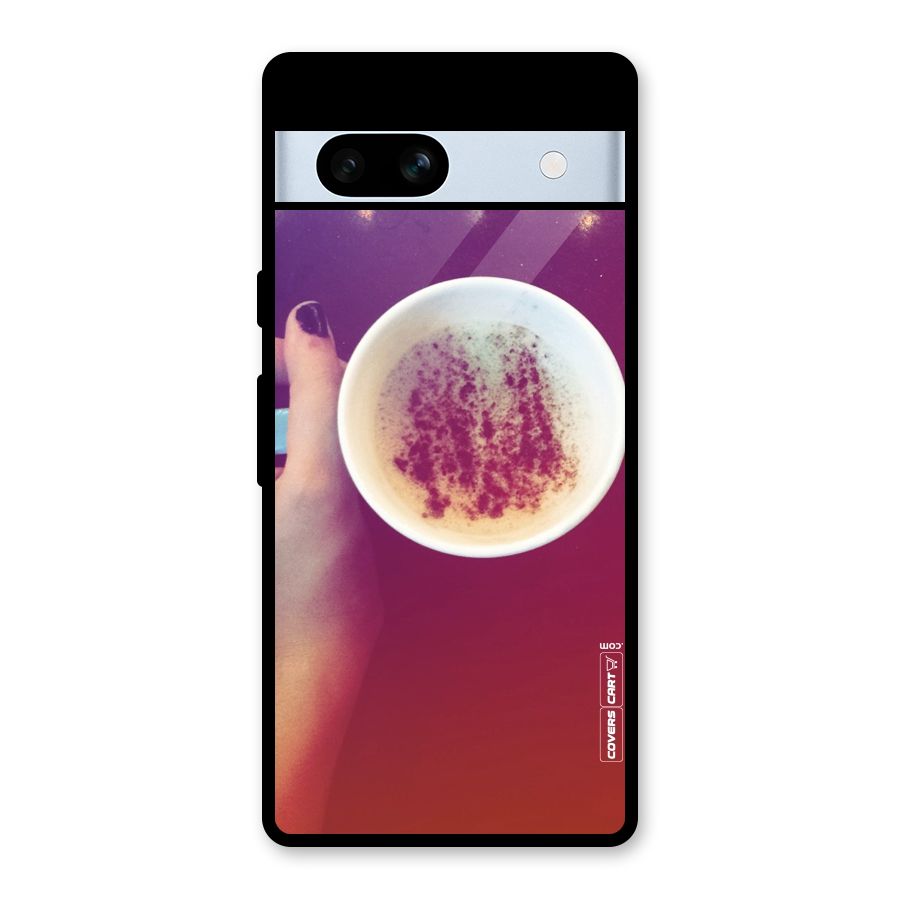 Bokeh Coffee Mug Glass Back Case for Google Pixel 7a