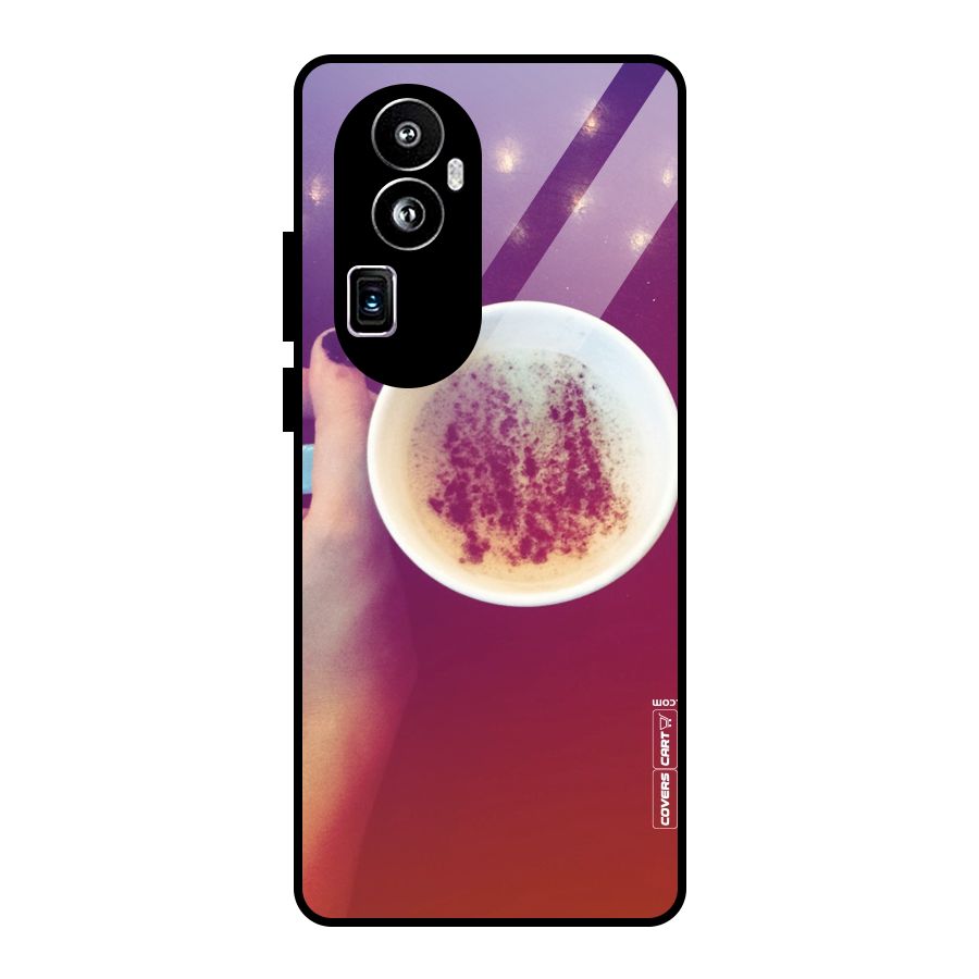 Bokeh Coffee Mug Glass Back Case for Oppo Reno10 Pro Plus