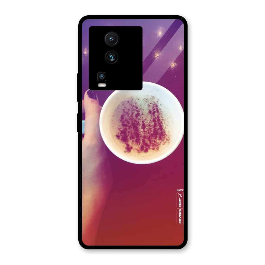 Bokeh Coffee Mug Glass Back Case for Vivo iQOO Neo 7 Pro