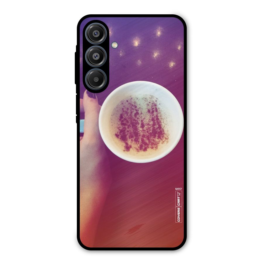 Bokeh Coffee Mug Metal Back Case for Galaxy A16 5G