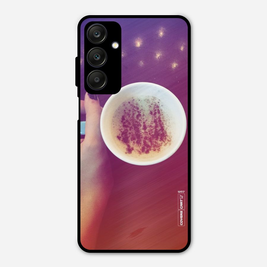 Bokeh Coffee Mug Metal Back Case for Galaxy A25 5G