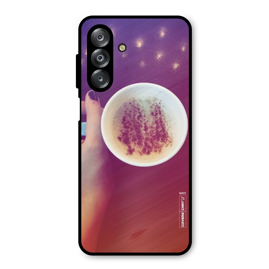 Bokeh Coffee Mug Metal Back Case for Galaxy A26