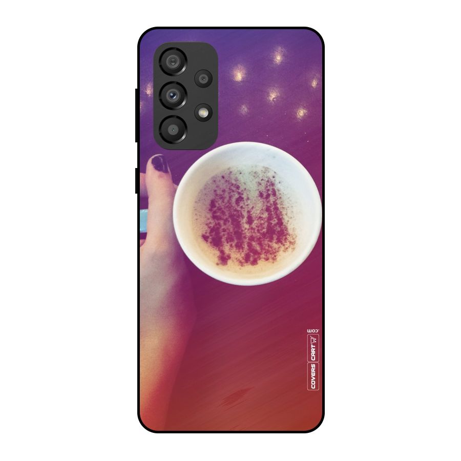 Bokeh Coffee Mug Metal Back Case for Galaxy A33 5G