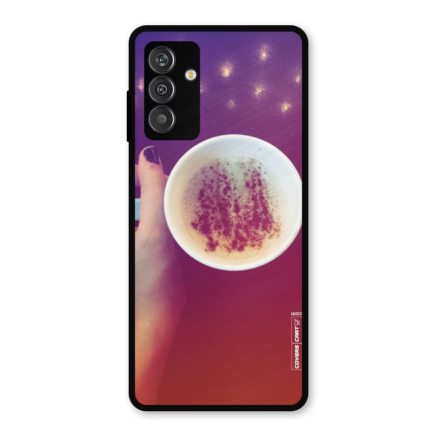 Bokeh Coffee Mug Metal Back Case for Galaxy F13