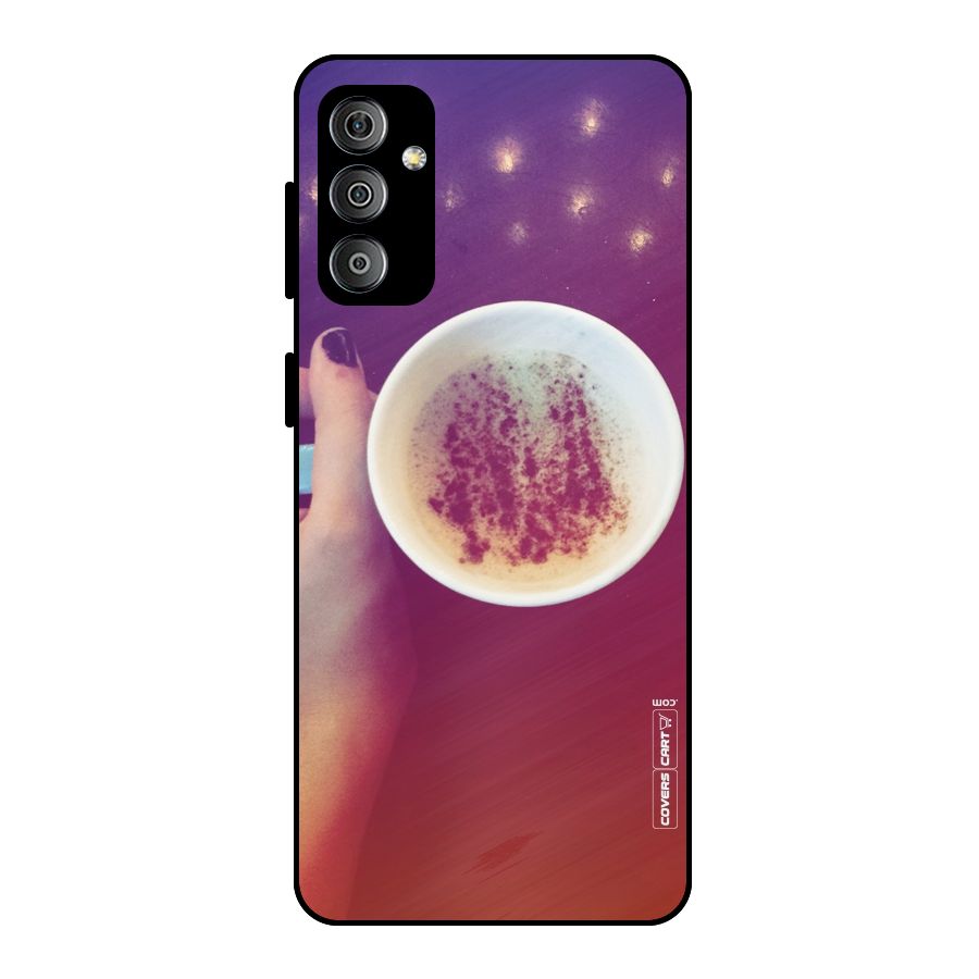 Bokeh Coffee Mug Metal Back Case for Galaxy F23