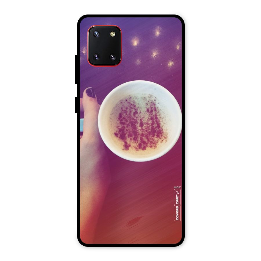 Bokeh Coffee Mug Metal Back Case for Galaxy Note 10 Lite