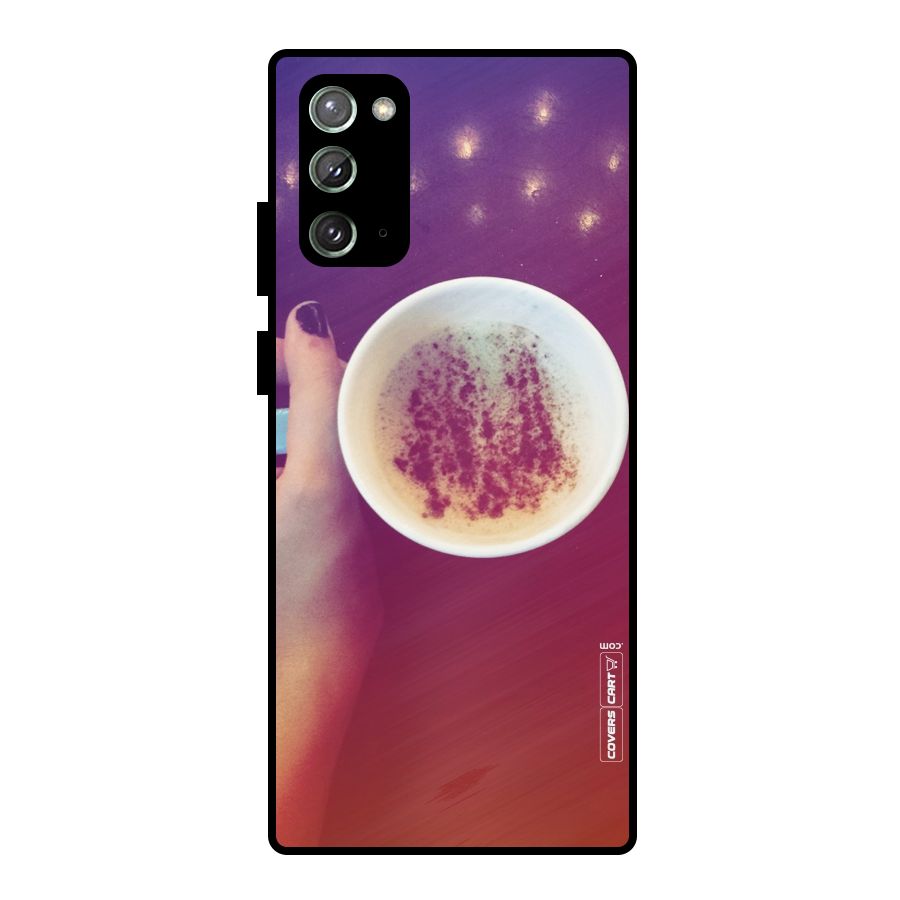 Bokeh Coffee Mug Metal Back Case for Galaxy Note 20