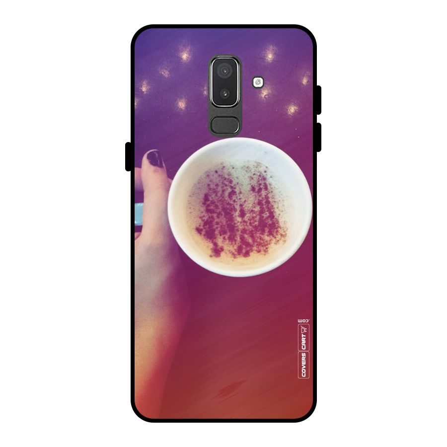 Bokeh Coffee Mug Metal Back Case for Galaxy On8 (2018)