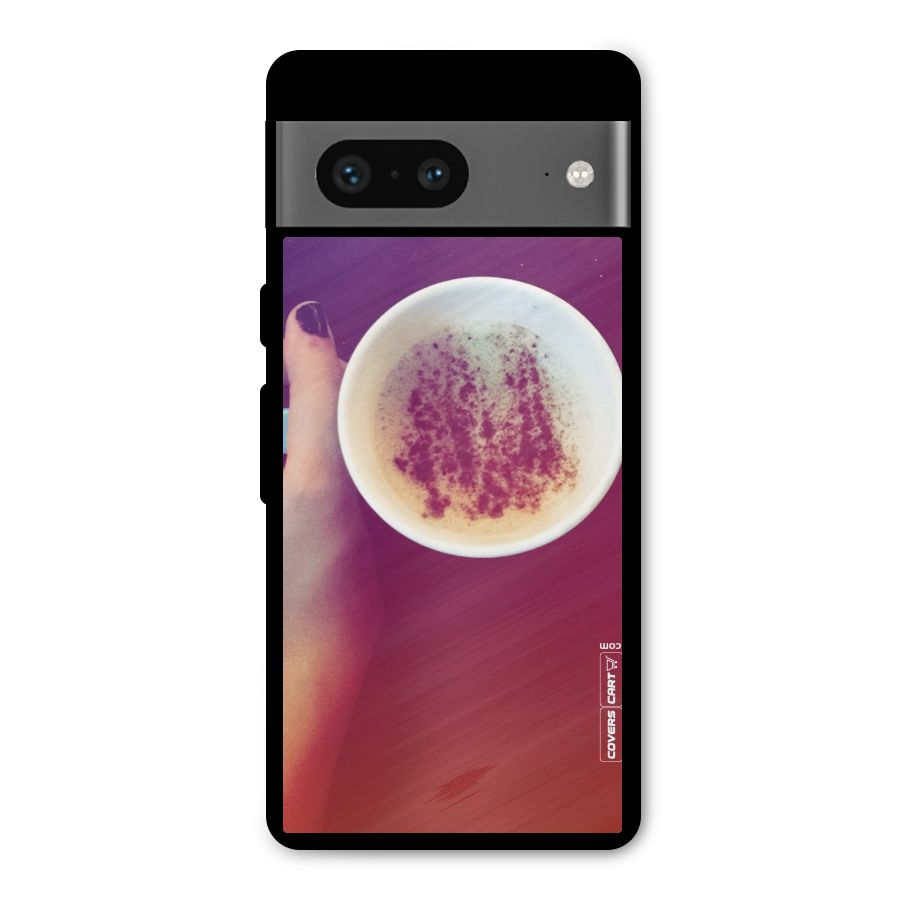 Bokeh Coffee Mug Metal Back Case for Google Pixel 7
