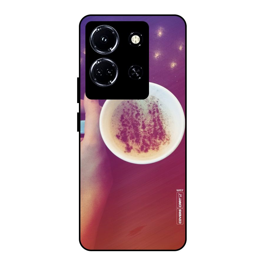 Bokeh Coffee Mug Metal Back Case for Infinix Note 30 5G