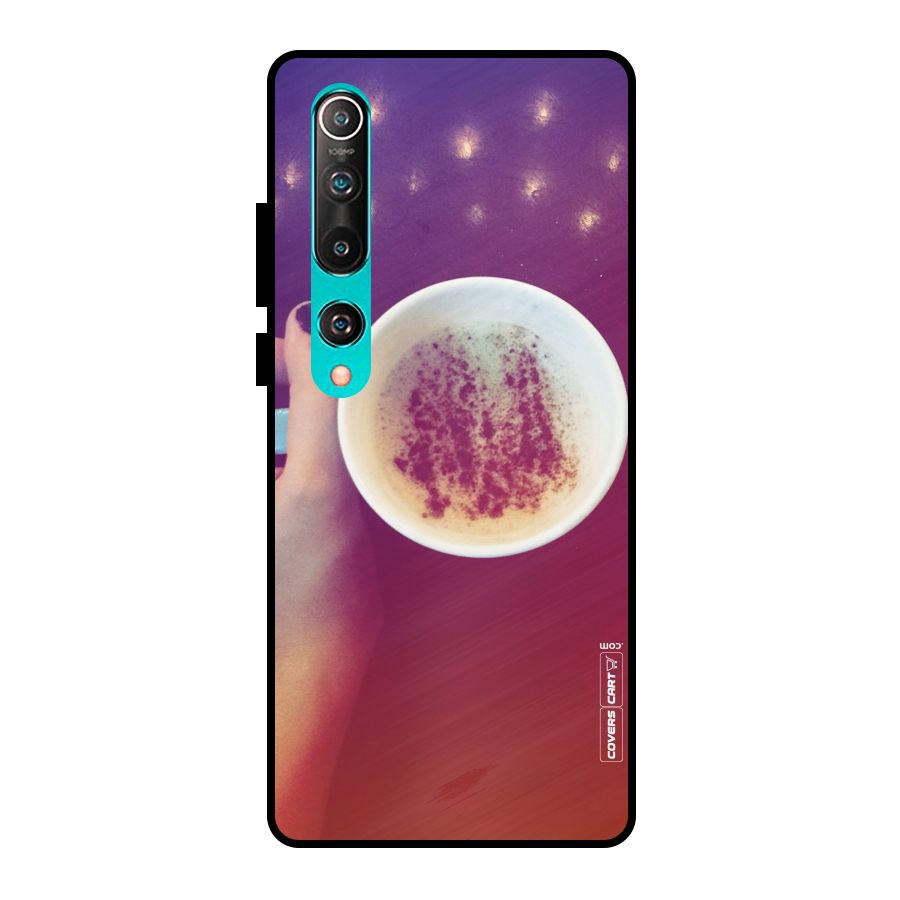 Bokeh Coffee Mug Metal Back Case for Mi 10