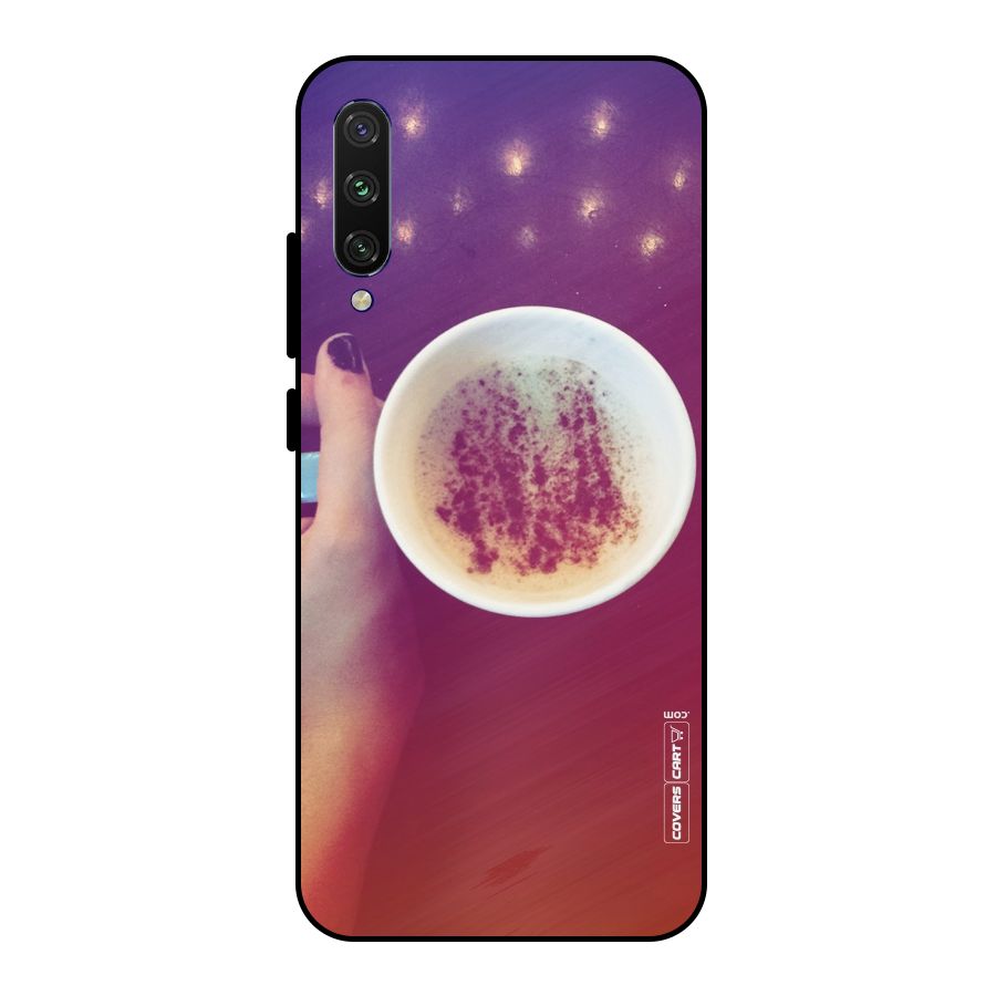 Bokeh Coffee Mug Metal Back Case for Mi A3