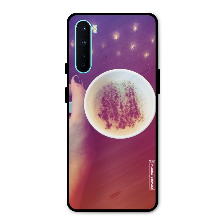 Bokeh Coffee Mug Metal Back Case for OnePlus Nord