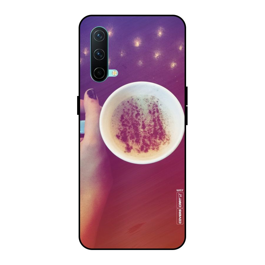 Bokeh Coffee Mug Metal Back Case for OnePlus Nord CE 5G