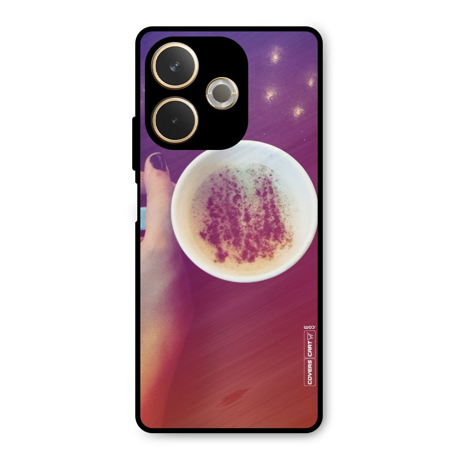 Bokeh Coffee Mug Metal Back Case for Oppo A5 Pro