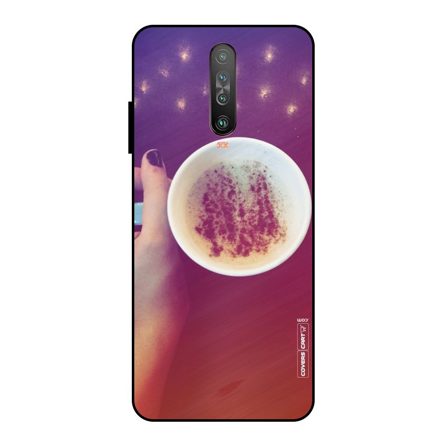Bokeh Coffee Mug Metal Back Case for Poco X2
