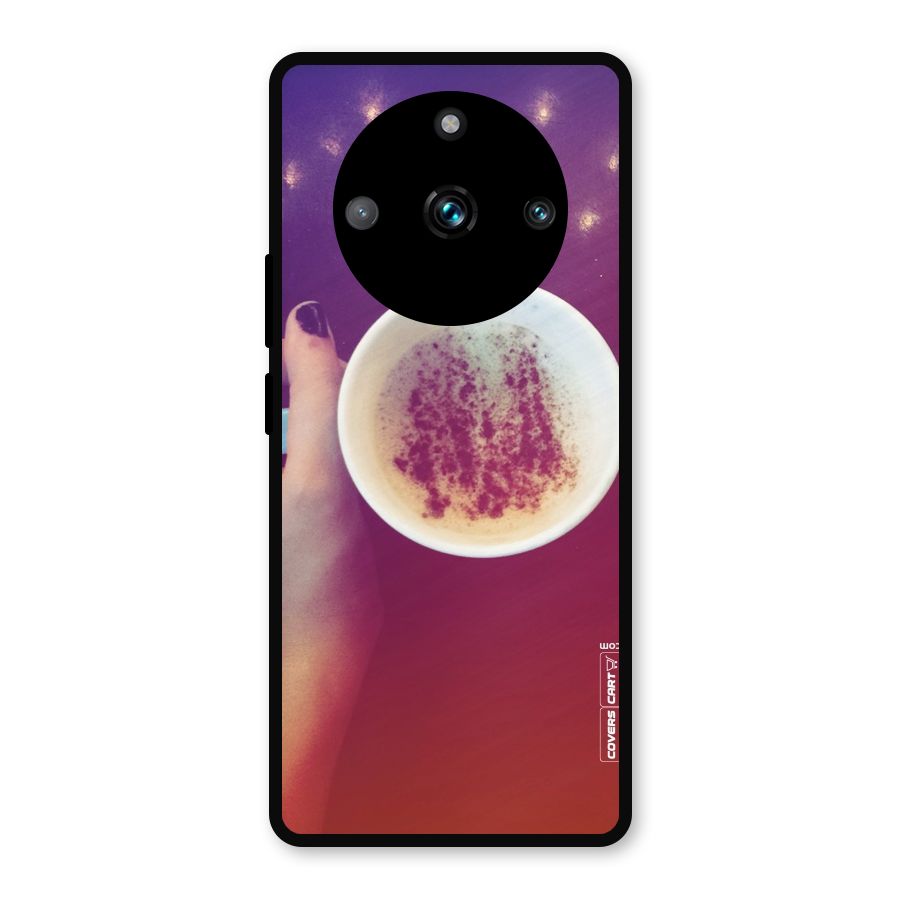 Bokeh Coffee Mug Metal Back Case for Realme 11 Pro Plus
