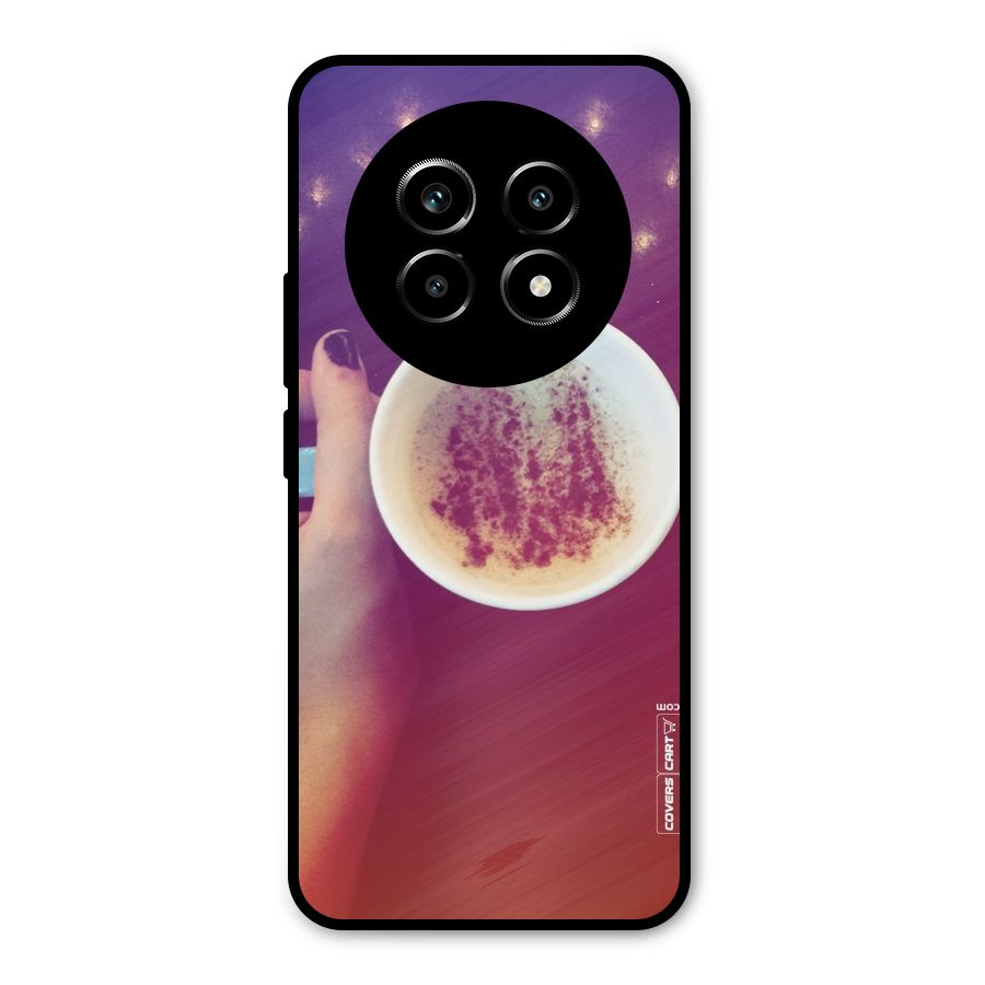 Bokeh Coffee Mug Metal Back Case for Realme 13 Pro