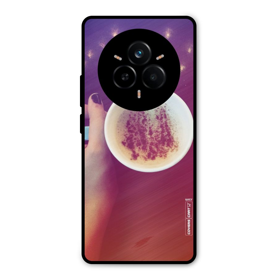 Bokeh Coffee Mug Metal Back Case for Realme 14 Pro