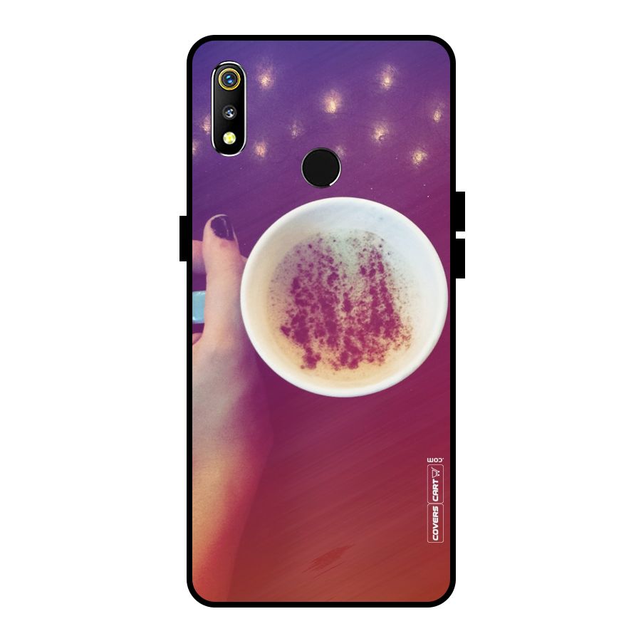 Bokeh Coffee Mug Metal Back Case for Realme 3i