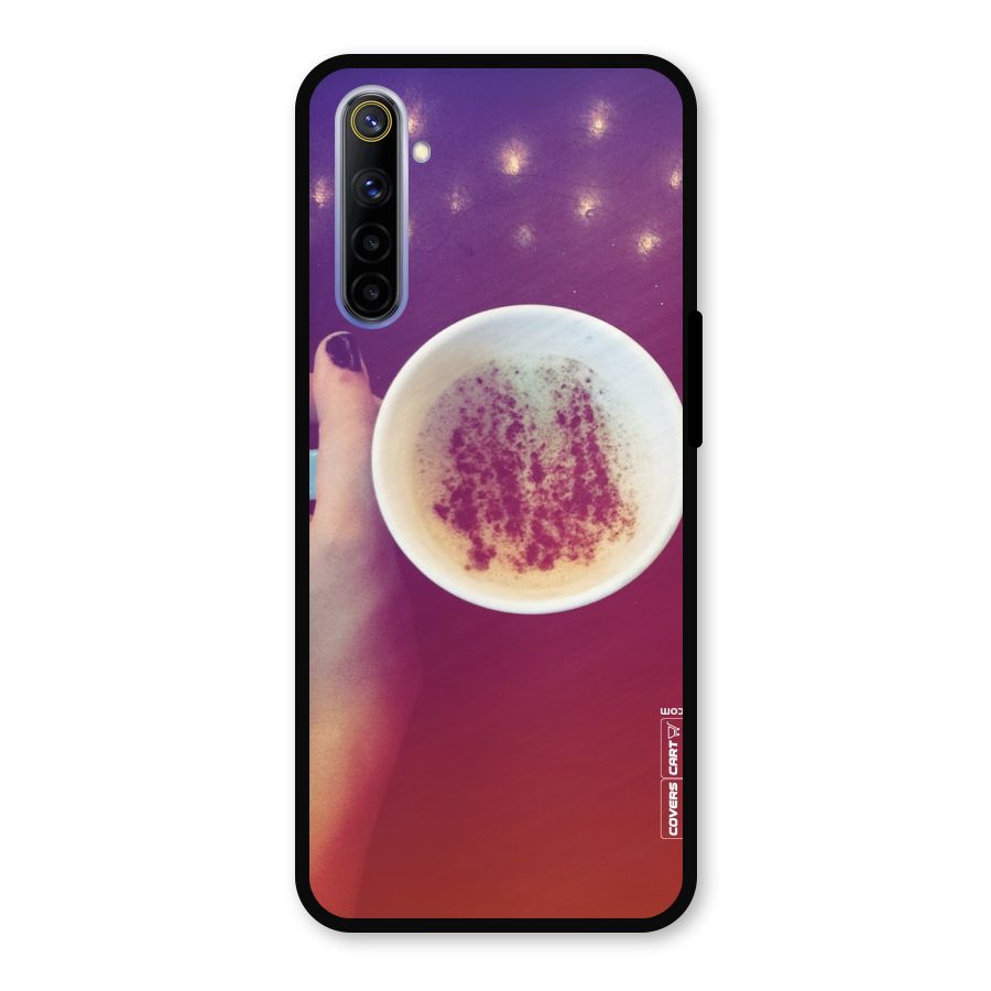 Bokeh Coffee Mug Metal Back Case for Realme 6i