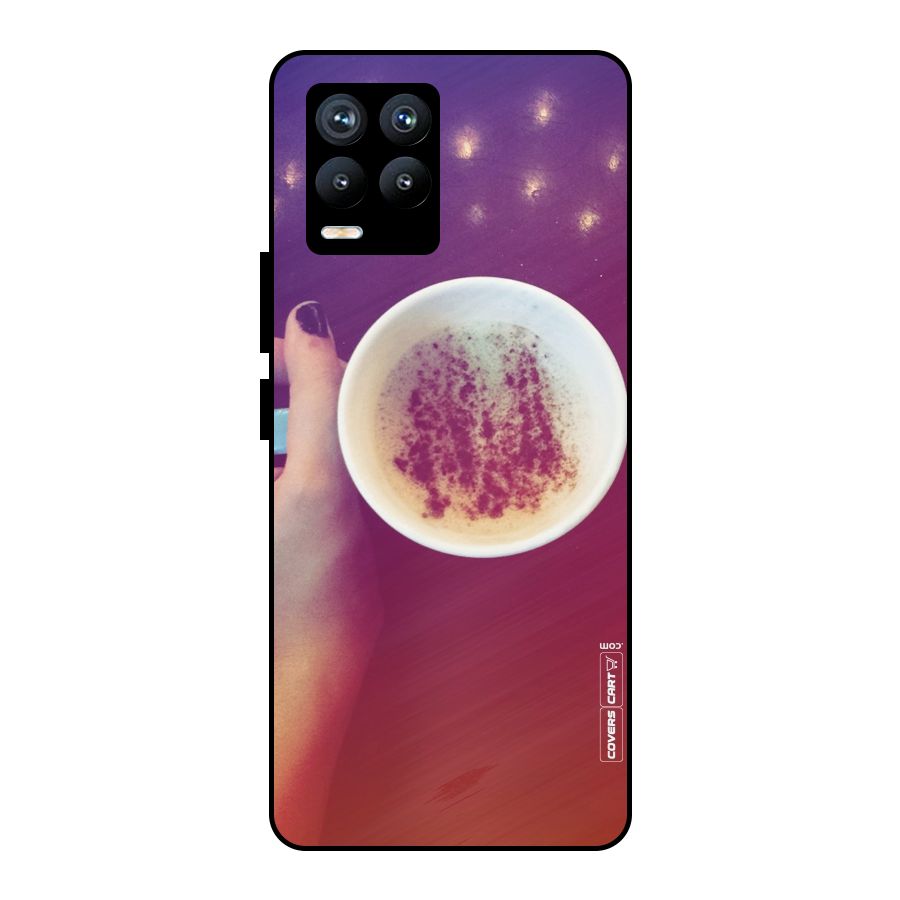 Bokeh Coffee Mug Metal Back Case for Realme 8 Pro