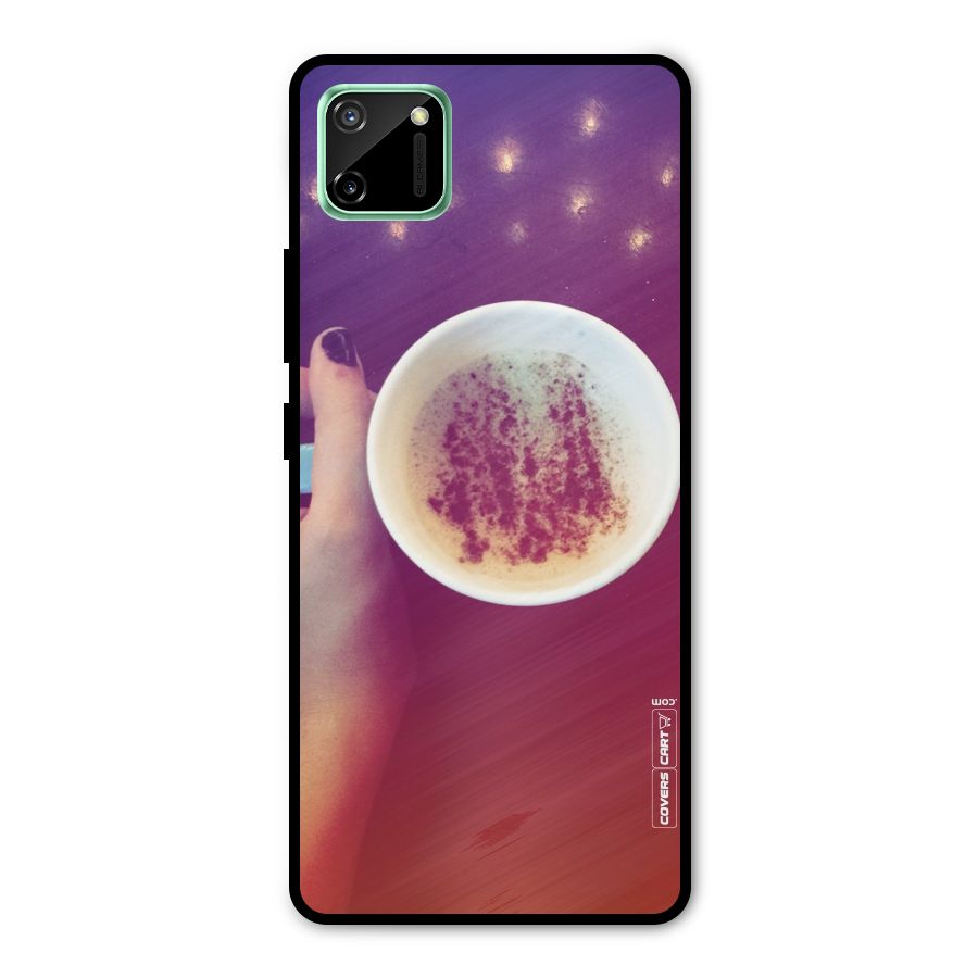 Bokeh Coffee Mug Metal Back Case for Realme C11
