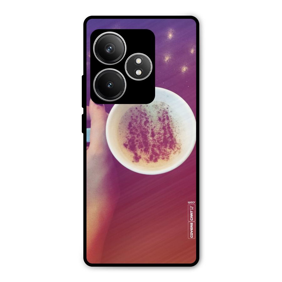 Bokeh Coffee Mug Metal Back Case for Realme GT 6T