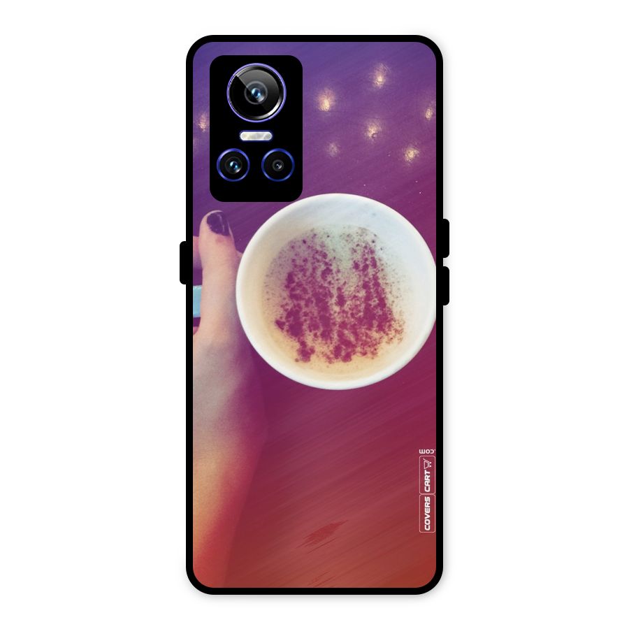 Bokeh Coffee Mug Metal Back Case for Realme GT Neo 3