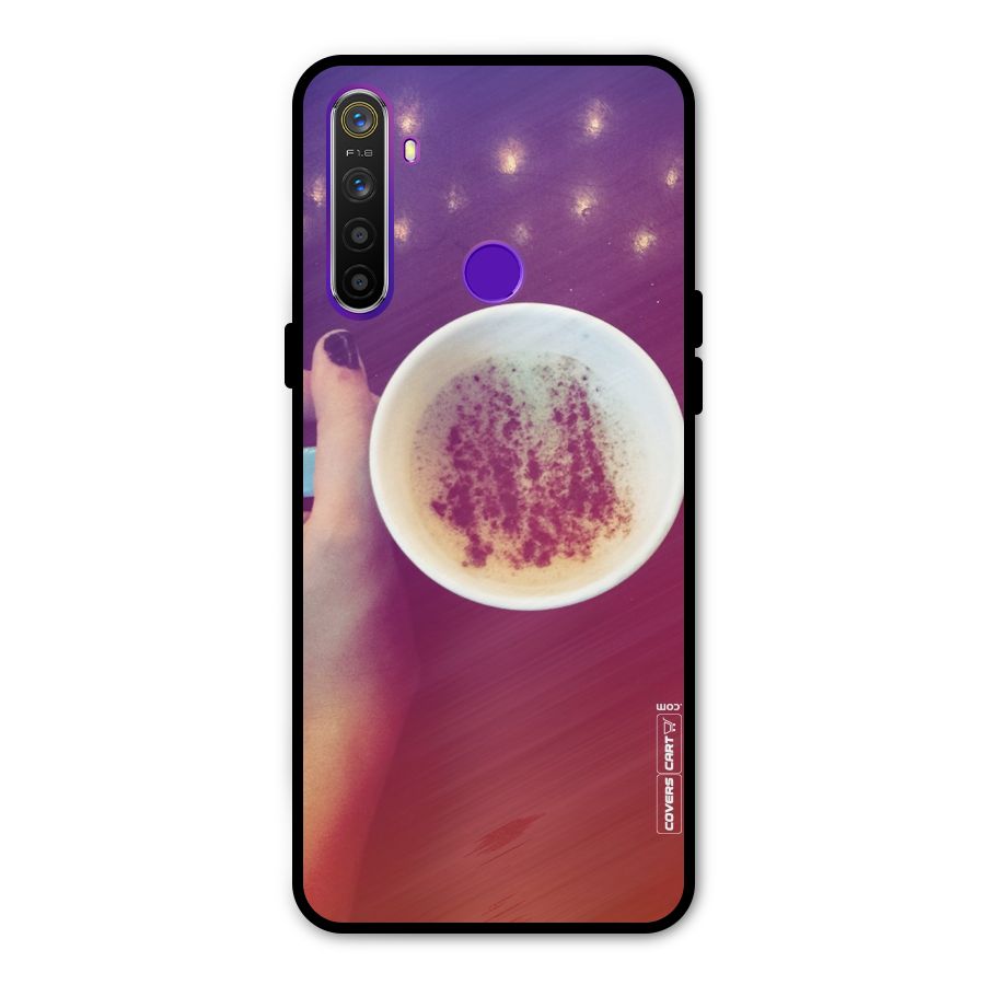 Bokeh Coffee Mug Metal Back Case for Realme Narzo 10