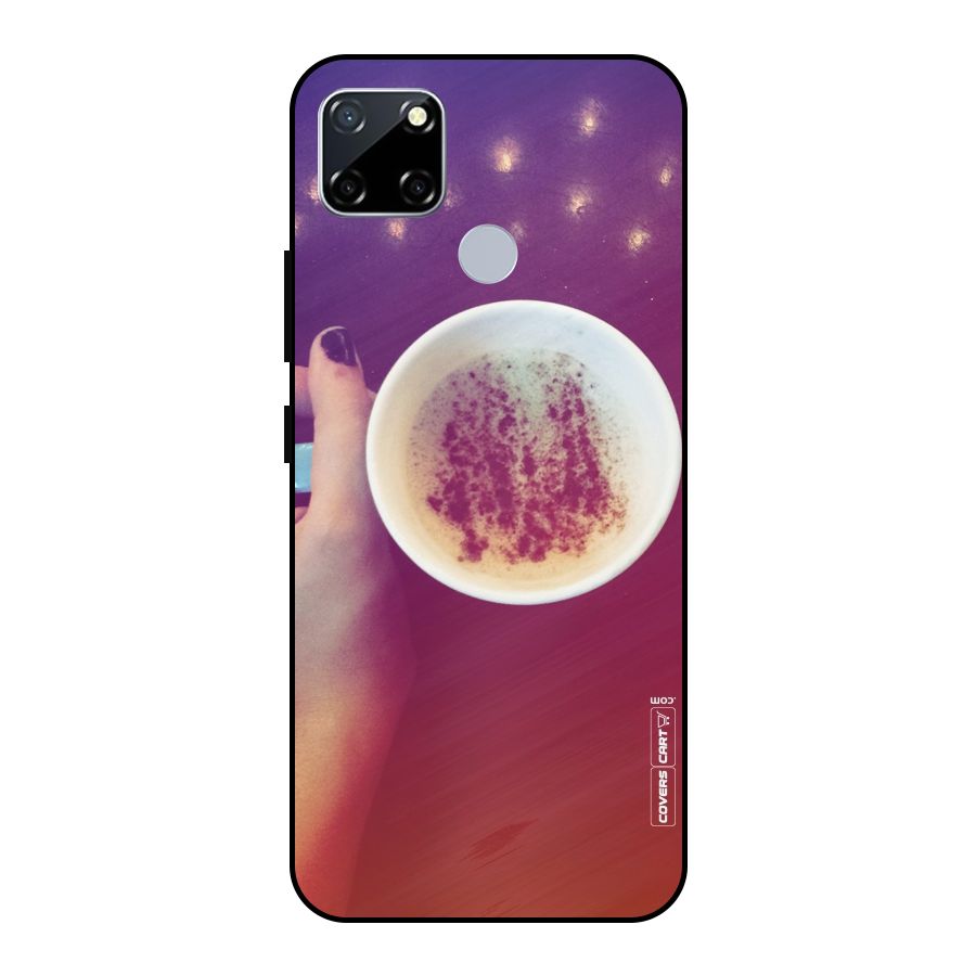 Bokeh Coffee Mug Metal Back Case for Realme Narzo 20
