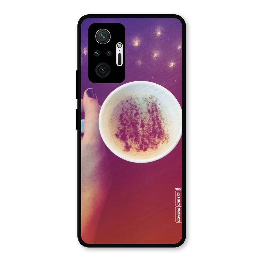 Bokeh Coffee Mug Metal Back Case for Redmi Note 10 Pro Max