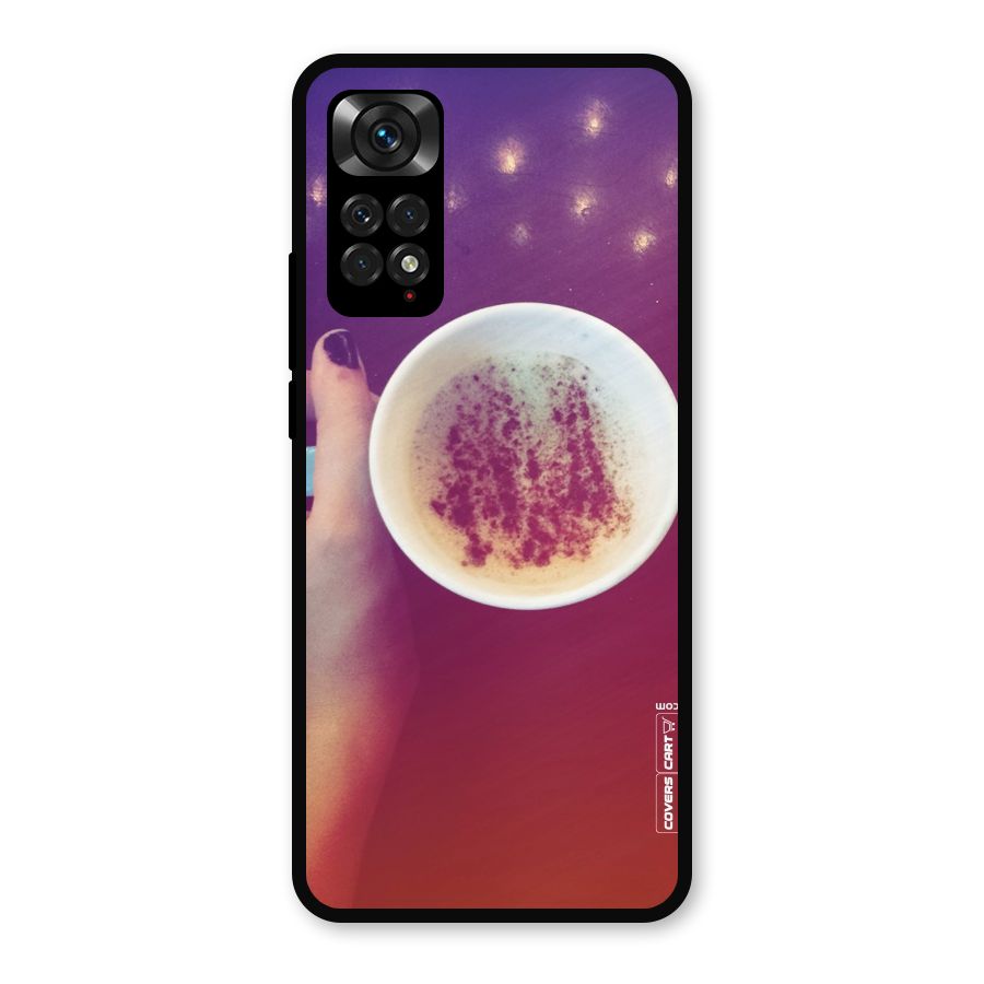 Bokeh Coffee Mug Metal Back Case for Redmi Note 11s