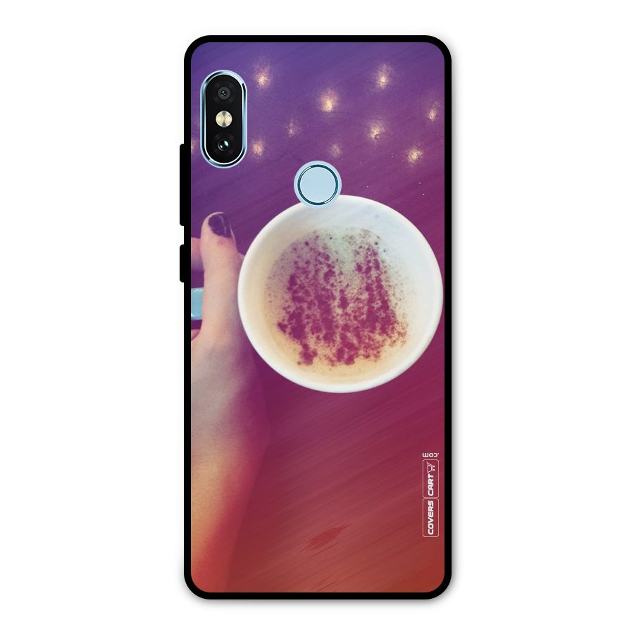 Bokeh Coffee Mug Metal Back Case for Redmi Note 5 Pro