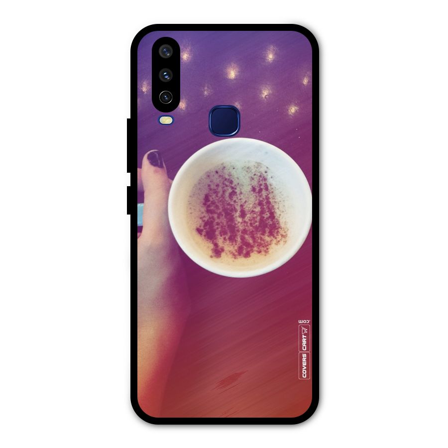 Bokeh Coffee Mug Metal Back Case for Vivo V17