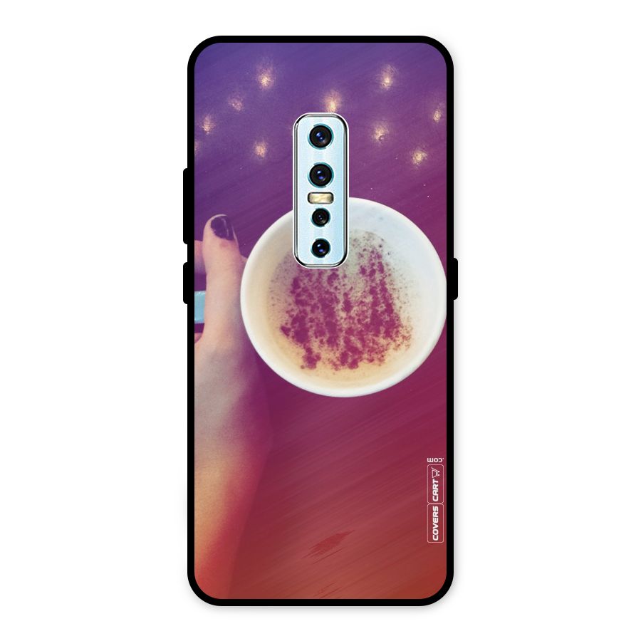 Bokeh Coffee Mug Metal Back Case for Vivo V17 Pro