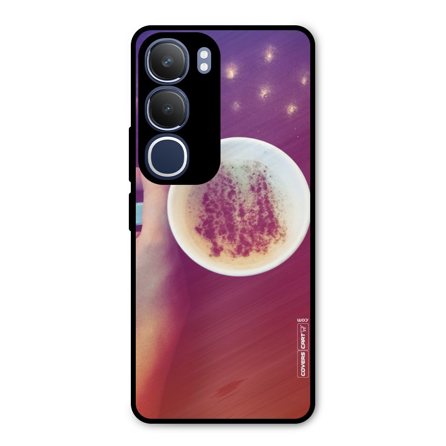 Bokeh Coffee Mug Metal Back Case for Vivo Y29