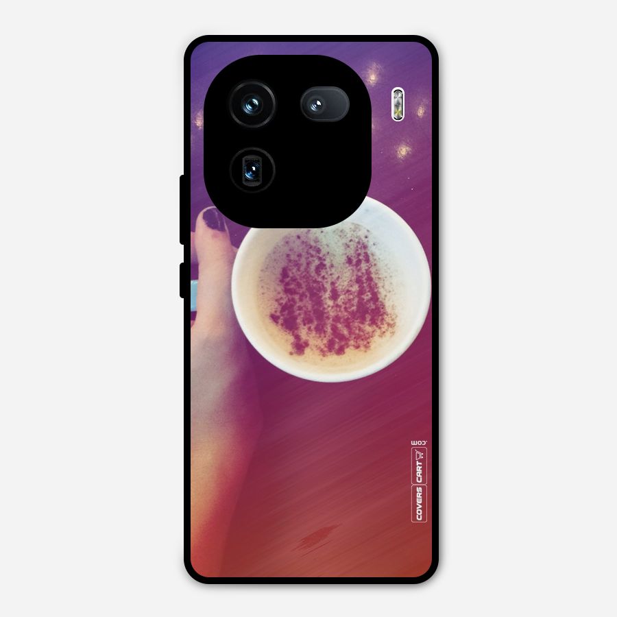 Bokeh Coffee Mug Metal Back Case for iQOO 12