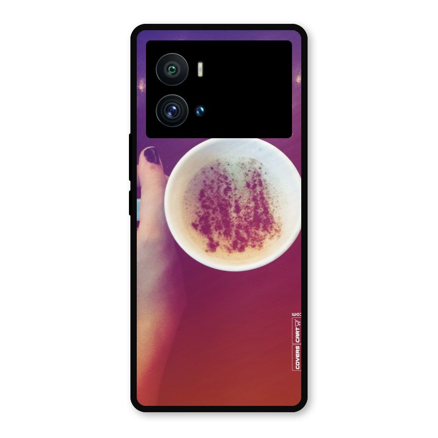 Bokeh Coffee Mug Metal Back Case for iQOO 9 Pro