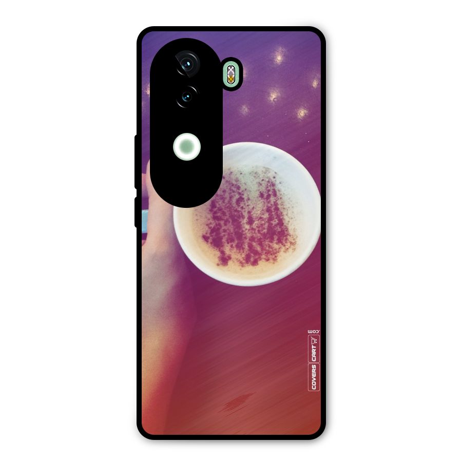 Bokeh Coffee Mug Metal Back Case for iQOO Z9s