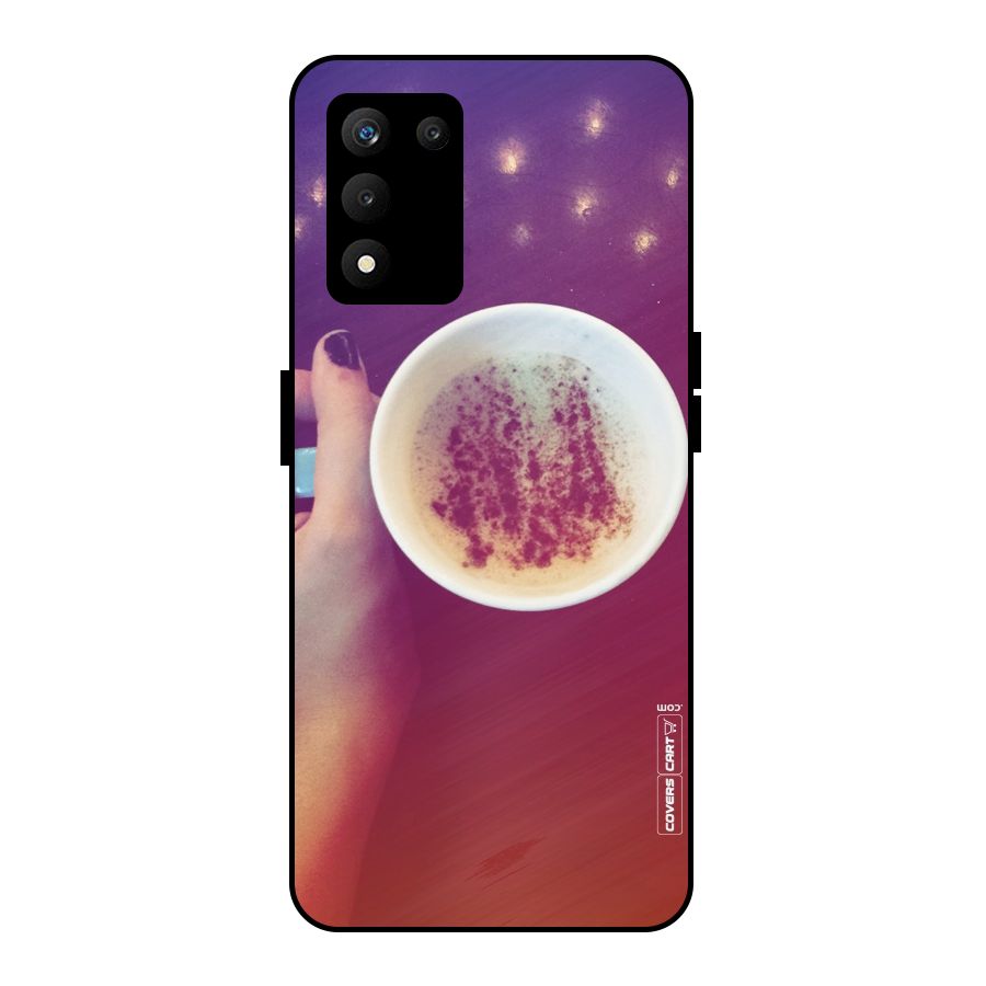 Bokeh Coffee Mug Metal Back Case for realme 9 5G SE