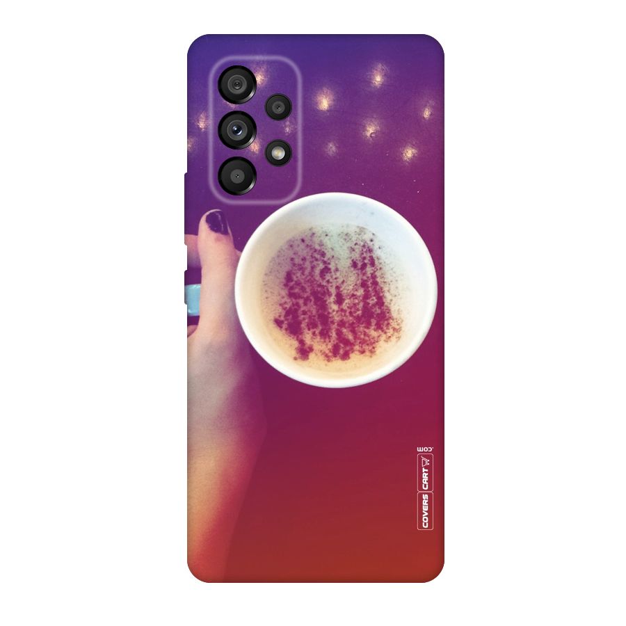 Bokeh Coffee Mug Original Polycarbonate Back Case for Galaxy A53 5G