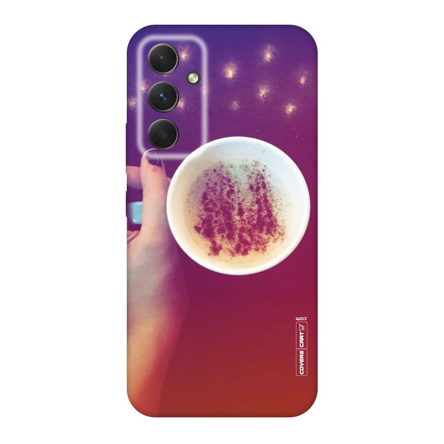 Bokeh Coffee Mug Original Polycarbonate Back Case for Galaxy A54