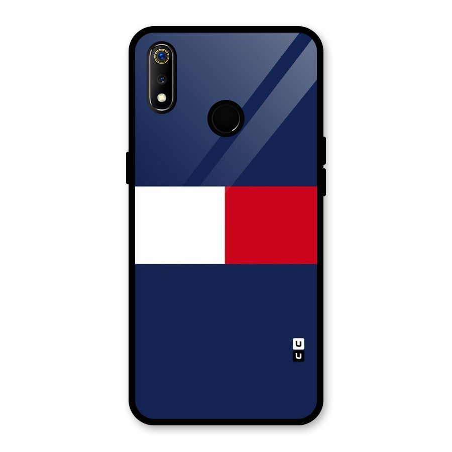 Bold Colours Glass Back Case for Realme 3i